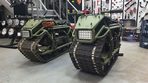 The Russian "Hamster" ATV Is Basically a Motorcycle with a Tank Tread