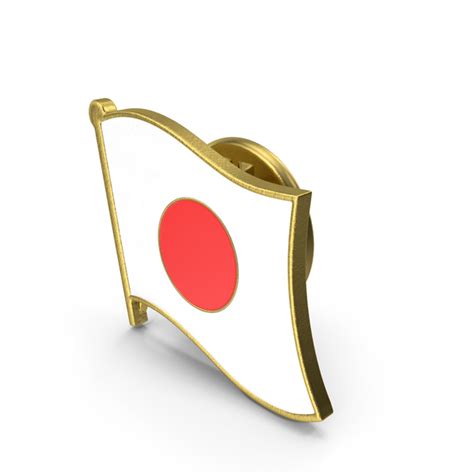 Japan Flag Lapel Pin PNG Images & PSDs for Download | PixelSquid ...