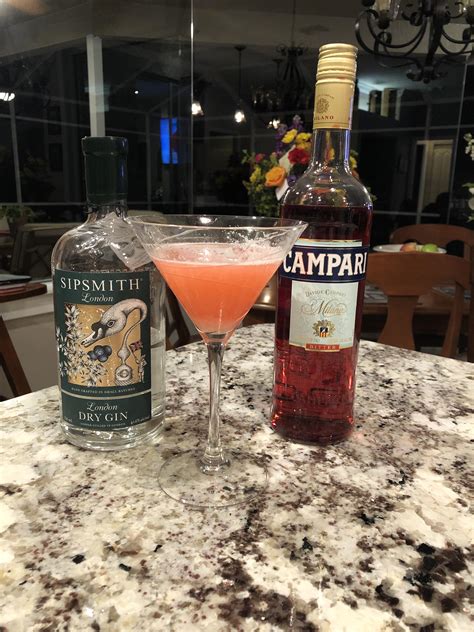 Campari Gin Sour with Sipsmith London Dry. : r/Gin