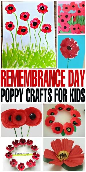 Remembrance Day Poppy Crafts for Kids - Frugal Mom Eh!