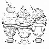  25 Ice Cream Coloring Pages For Free sketch template