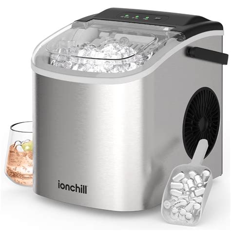 Ionchill Home Ice Maker, Compact Electric Quick Cube Machine, Portable ...