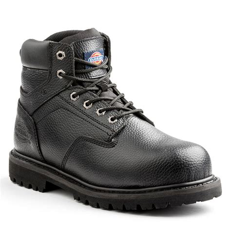 Dickies Prowler Men Size 12 Black Leather Steel Toe Work Boot ...