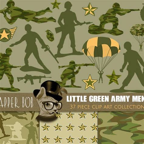 Green Army Men - Etsy