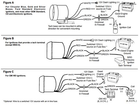 4 Wire Tach Diagram | #1 Wiring Diagram Source