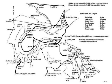 beavers bend hiking trails map Trails & maps at beaver creek reserve