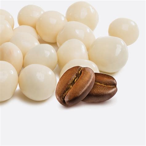 White chocolate covered coffee beans – NutsFactoryNYC