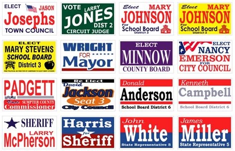 Political Yard Signs | Campaign Yard Signs | A Better Sign