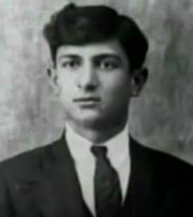 Giuseppe “Joseph” Bonanno as a young man; possibly around the time he ...