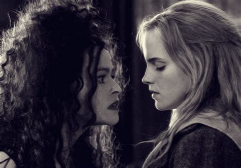 Bellatrix and Hermione by skanpiie on DeviantArt