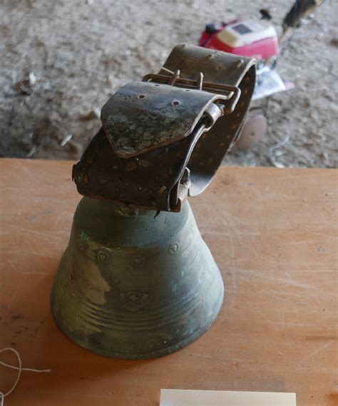 Large Antique Swiss Cow Bell.