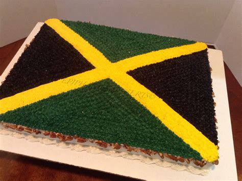 Jamaican Flag cake (24K Cake) carrot cake | Flag cake, Jamaican recipes, Jamaican flag