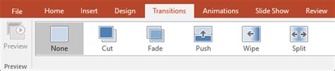 Microsoft Office Tutorials: Add, change, or remove transitions between ...