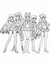 Sailor Moon coloring Page sketch template
