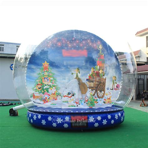 Outdoor Christmas Decorations Human Inflatable Christmas Snow Globe - Sgg1802...