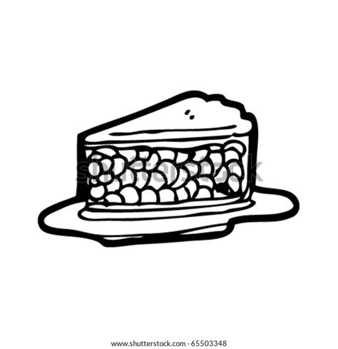 Slice Pie Cartoon Stock Vector (Royalty Free) 65503348