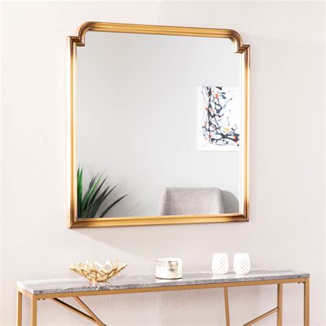 Buy Loaka Art Deco Decorative Wall Mirror, Transitional, Gold Online at Lowest Price in Ubuy ...