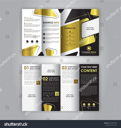 2,355 Four Fold Brochure Template Stock Vectors, Images & Vector Art | Shutterstock