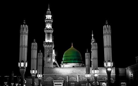 gambar masjid nabawi hitam putih - Benjamin Abraham