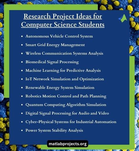 Research Project Topics for Computer Science Students