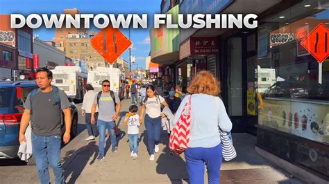 NYC Walk : Downtown Flushing, Queens in September 2022 - YouTube