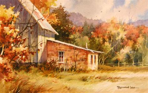 Autumn Barn – Roland Lee