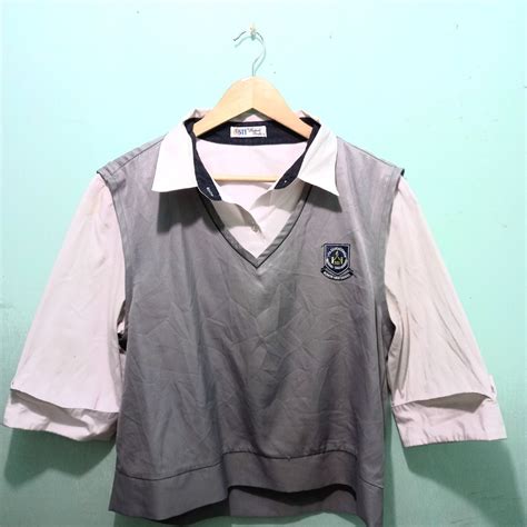 STI College SHS Girl's Uniform, TOP ONLY - No Necktie (SIZE: 3XL), Women's Fashion, Tops, Others ...