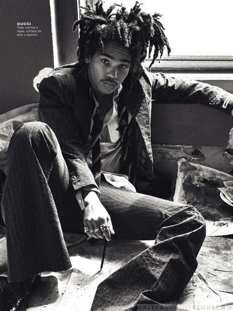 Male Fashion Trends: Luka Sabbat revive el Nueva York de Basquiat para GQ España Dreadlock ...