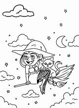 48 Halloween Witch Coloring Pages  ColoringPagesOnlycom sketch template