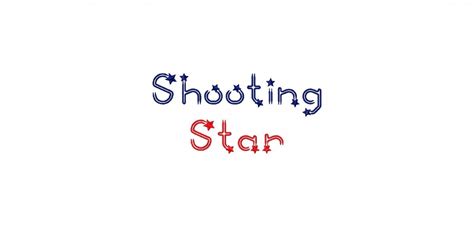 Shooting Stars Font Machine Embroidery Designs 5 sizes | eBay