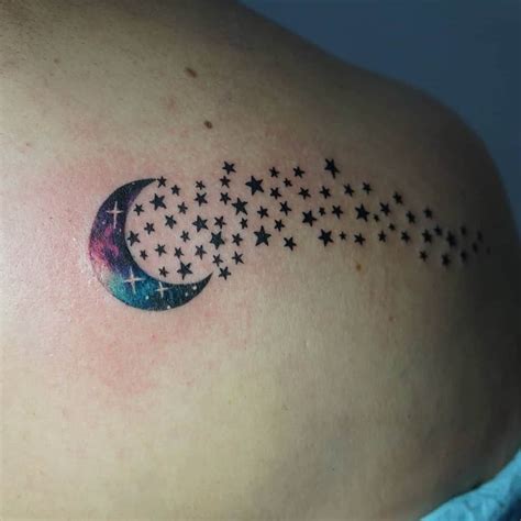 Shining Bright: Cool Moon and Stars Tattoo Ideas