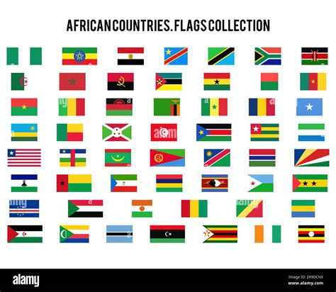 African countries flags Stock Vector Images - Alamy