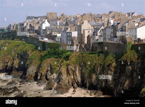 Old walled town Granville Cotentin Peninsula Manche Normandy France Europe Stock Photo - Alamy