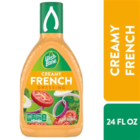 Wish-Bone Creamy French Dressing, 24 FL OZ - Walmart.com