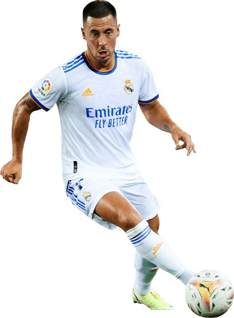 Eden Hazard Real Madrid football render - FootyRenders