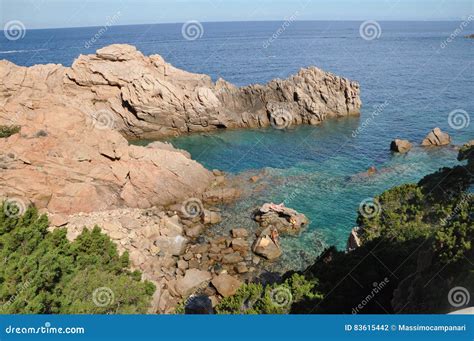 Li Cossi Beach Costa Paradiso Sardinia Island Italy Stock Photo - Image ...