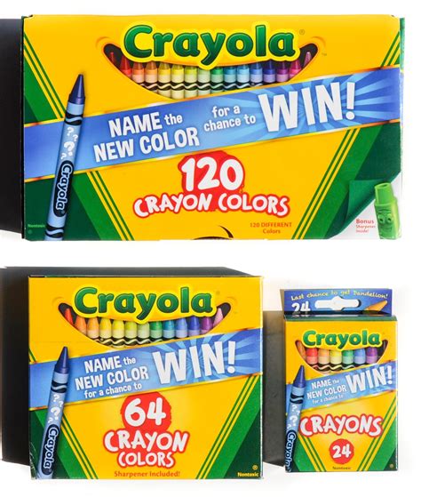Crayola Name the New Color-Dandelion Retirement Boxes: What's Inside ...