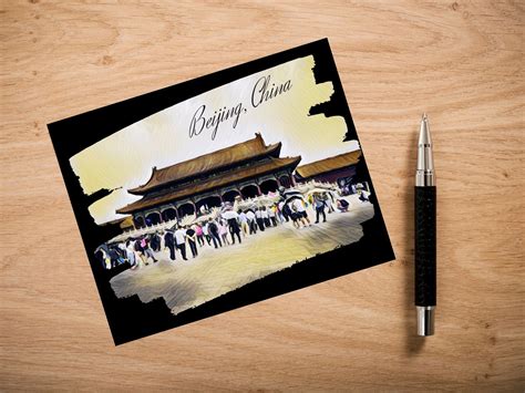 Beijing China Postcard | Etsy