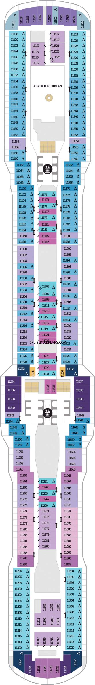 Spectrum of the Seas Deck 11 Deck Plan Tour