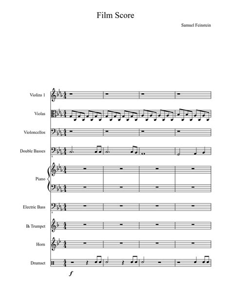 Film Score Sheet music for Piano, Trumpet (Solo) | Musescore.com