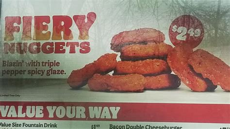 New Fiery Nuggets Spotted At Burger King - Chew Boom