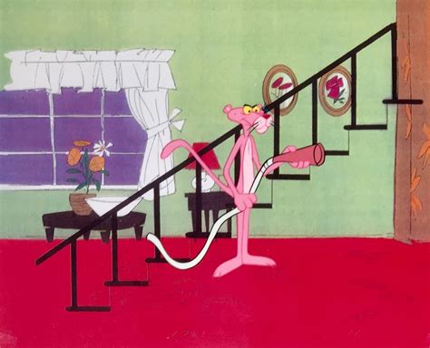 Animation Collection: Original Production Animation Cel and Matching Drawing of The Pink Panther ...