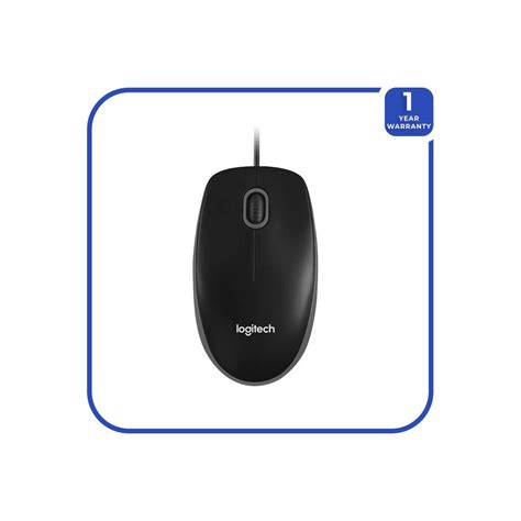 Logitech B100 Wired USB Mouse