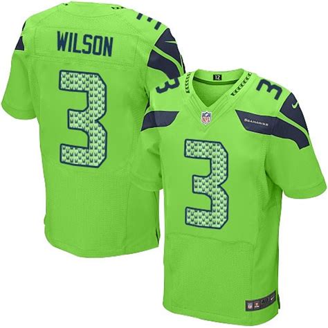 NFL Russell Wilson Seattle Seahawks Elite Alternate Nike Jersey - Green