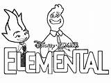 Disney Elemental Printable coloring Page  Download Print Or Color sketch template