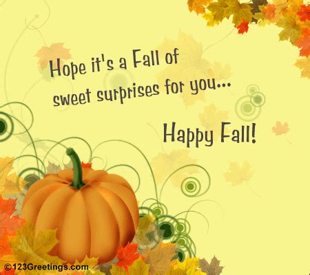 Happy Fall... Free Magic of Autumn eCards, Greeting Cards | 123 Greetings