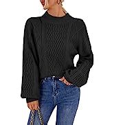 QUALFORT Women's Cardigan Sweater 100% Cotton Button-Down Long Sleeve ...