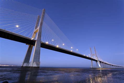 famous Vasco da Gama bridge by night – Limongelli research group ...