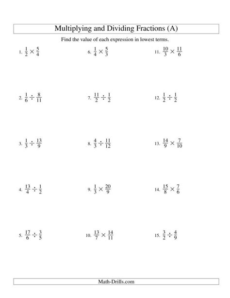 Positive And Negative Fractions Worksheet