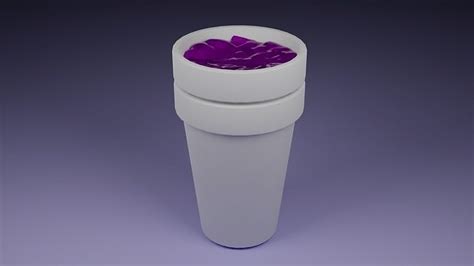 Lean double cup 3d model v2 3D model | CGTrader